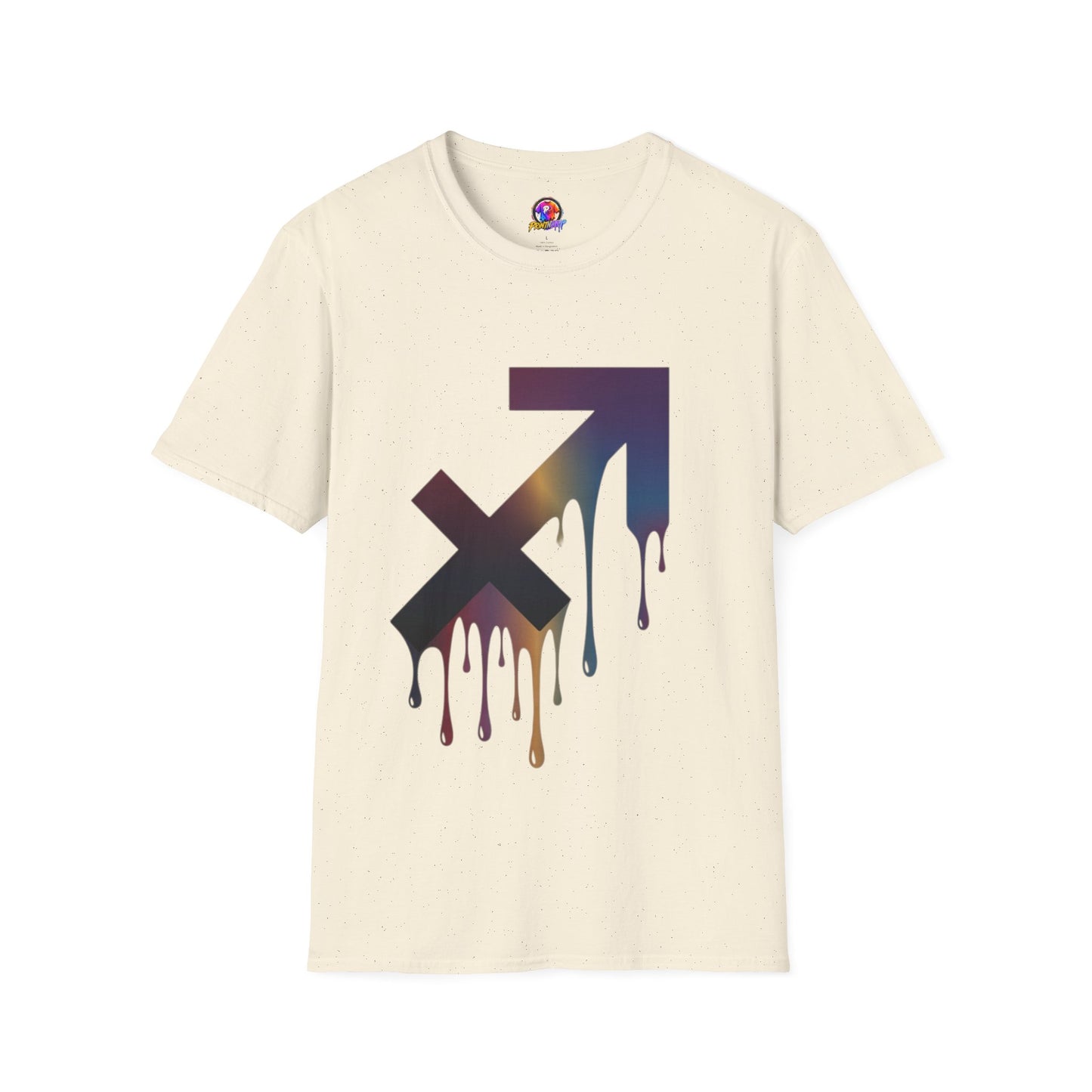 Sagittarius Drip T-Shirt — Gradient Astrological Arrow Tee