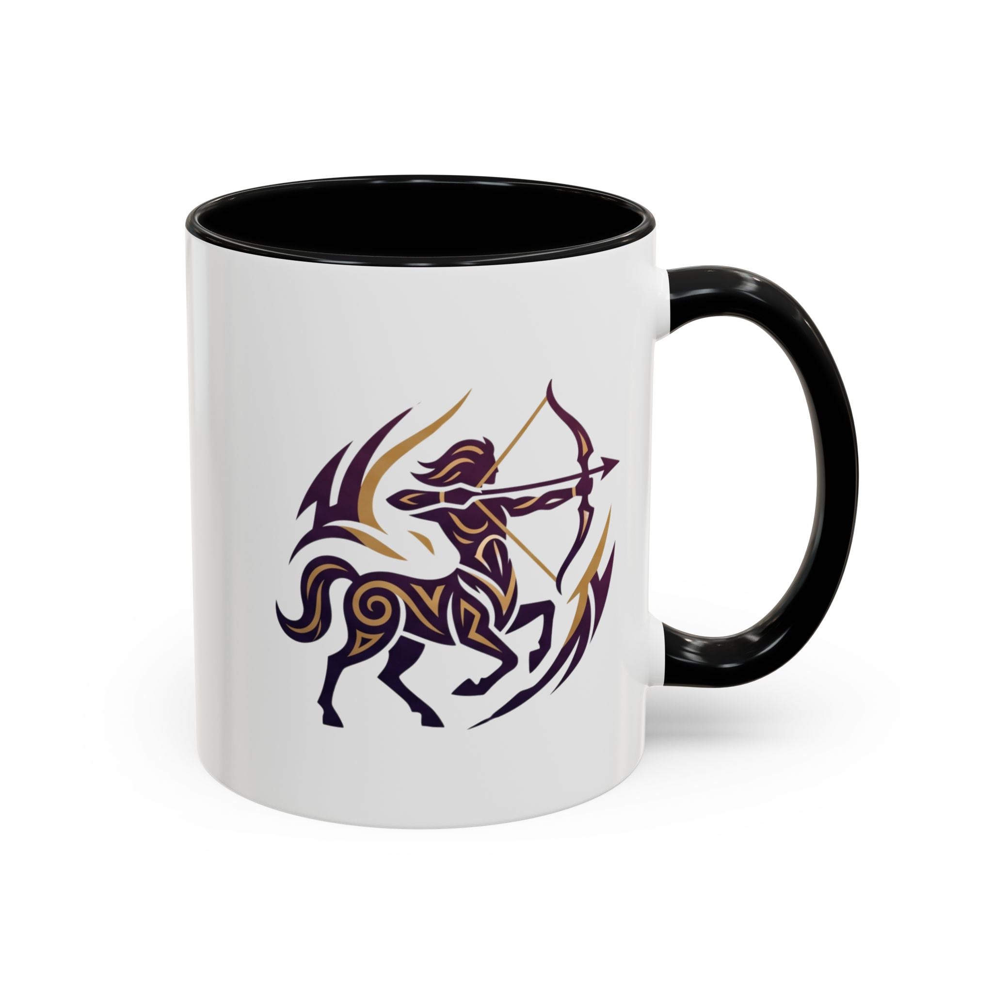 Sagittarius Zodiac Coffee Mug — Archer Centaur Astrology Accent Mug