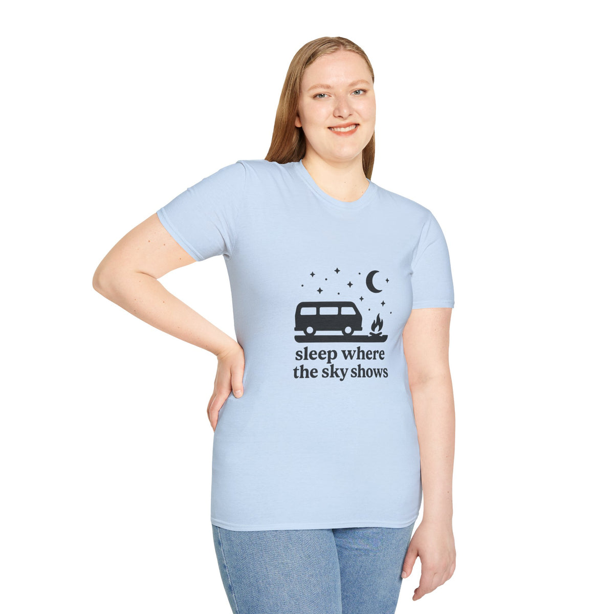 Retro Camper Night Sky T-Shirt - Trending Now - August 2026