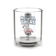 Glass Mug —Funny  "Not All There" Flamingo 10oz Clear Coffee Cup