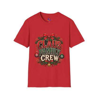 Claus Family Crew T-Shirt — Festive Christmas Holiday Tee