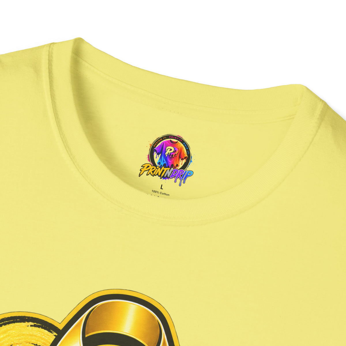 Gold September T-Shirt — Childhood Cancer Awareness Ribbon Tee