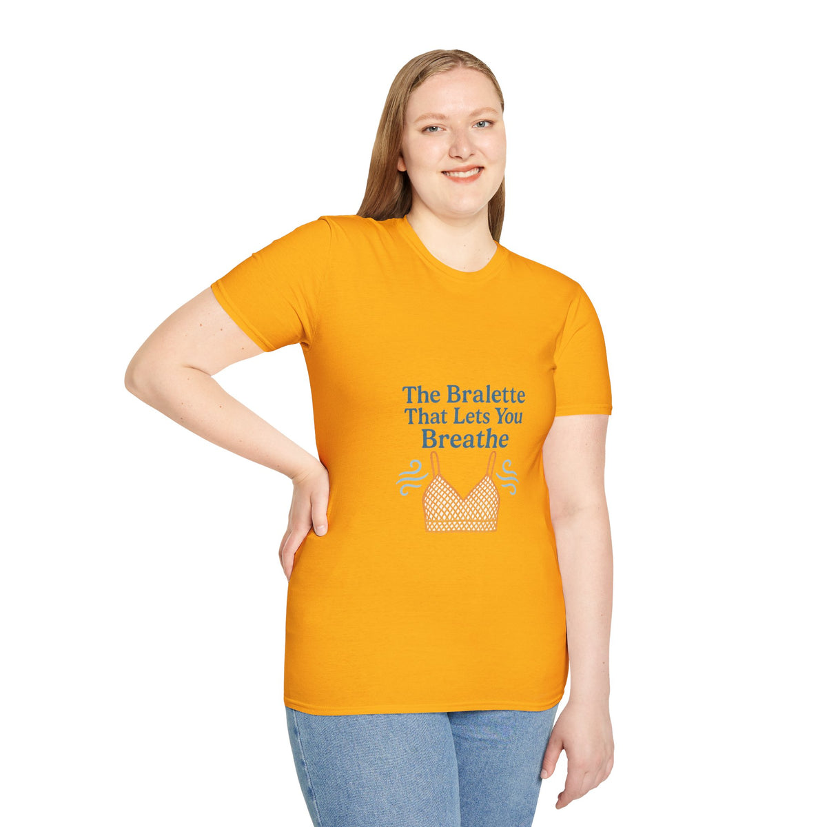 T-Shirt — "The Bralette That Lets You Breathe" Graphic Tee - Trending Now - October 2026