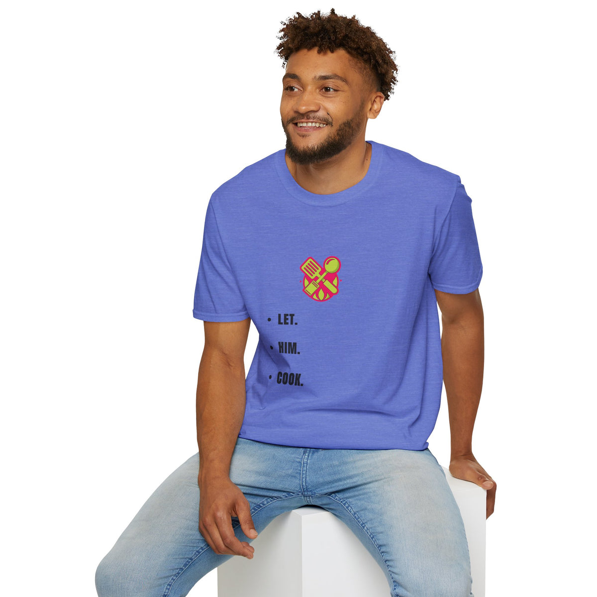 T-Shirt — LET. HUM. COOK. Minimalist Cooking Heart Graphic - Trending Now - September 2026