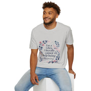 Libra Floral Zodiac T-Shirt — "I'm a Libra, I Literally Cannot Help Being Charming"