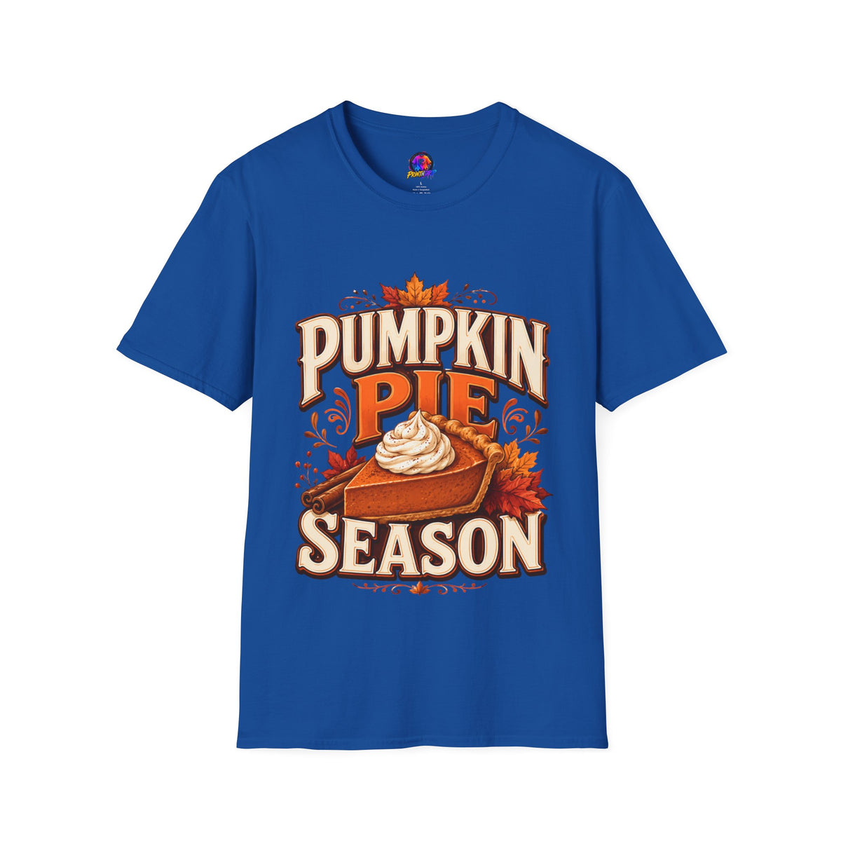 Thanksgiving T-Shirt Pumpkin Pie Season T-Shirt — Autumn Thanksgiving Dessert Lover Tee