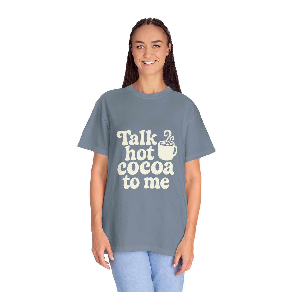 Talk Hot Cocoa To Me Tee - Funny Winter Mug Graphic T-Shirt - Trending Now - October 2026