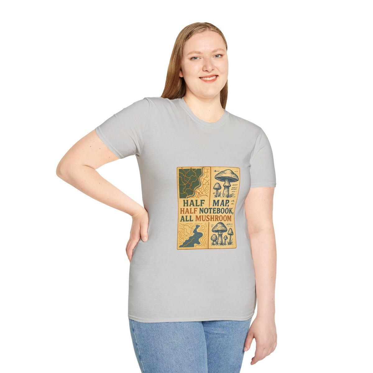 Mushroom Field Guide T-Shirt – Vintage “Half Map, Half Notebook, All Mushroom” Design - Trending Now - October 2026