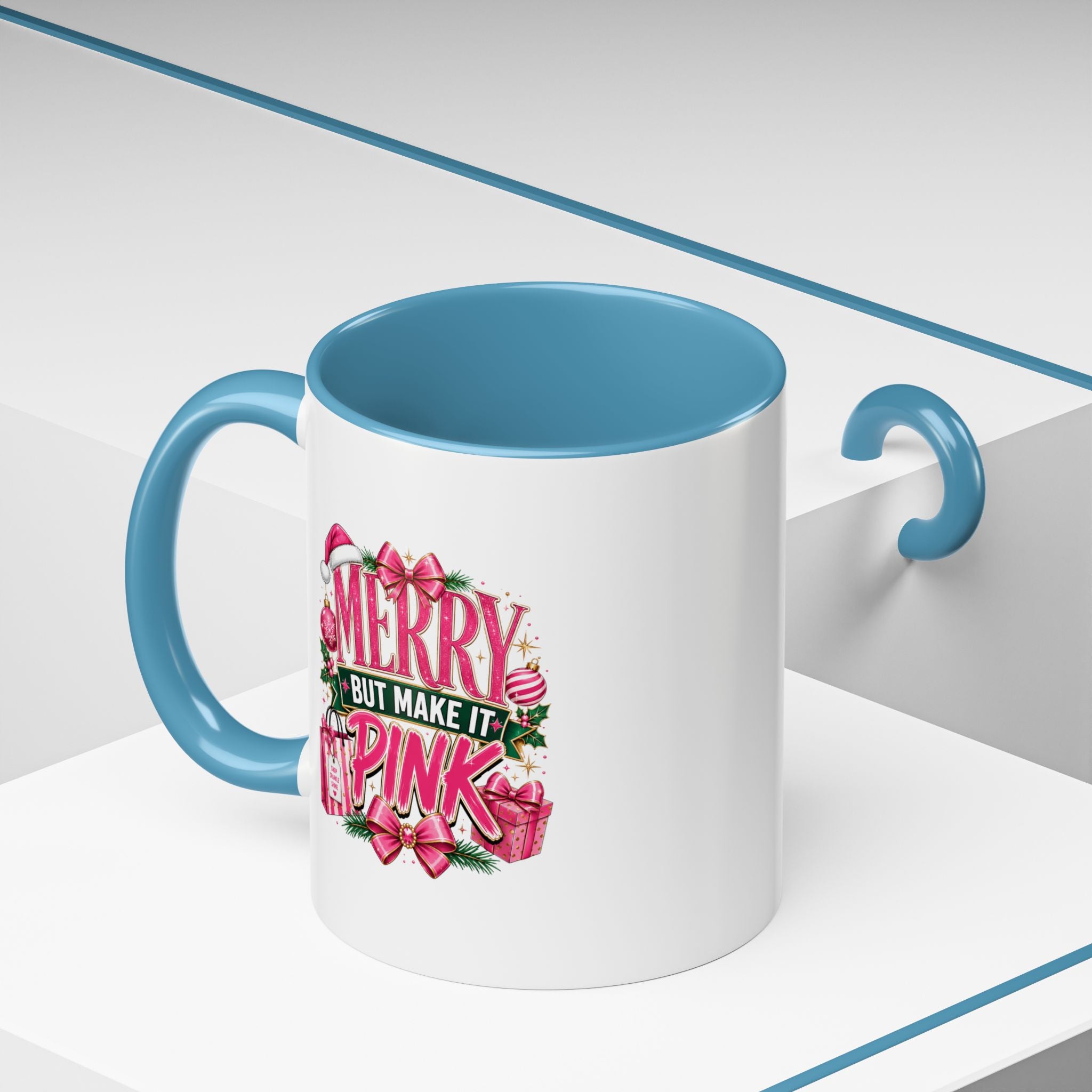 Accent Coffee Mug Merry Pink