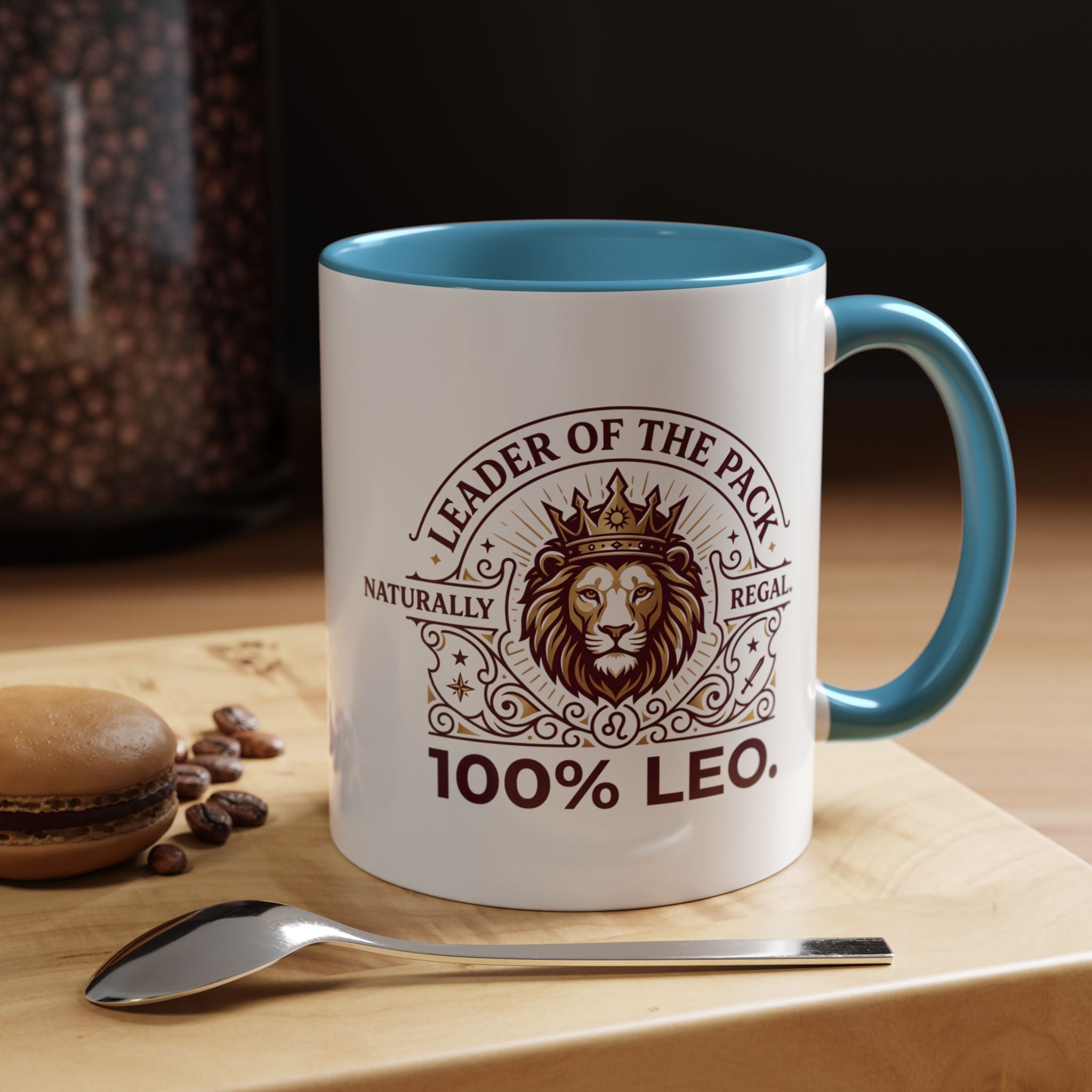 Leo Coffee Mug — 'Leader of the Pack' 100% Leo Zodiac Accent Mug