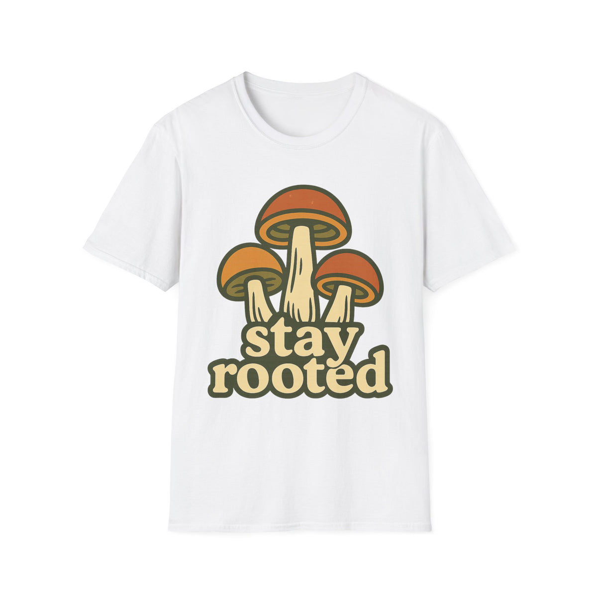 Mushroom "Stay Rooted" T-Shirt - Trending Now - September 2026