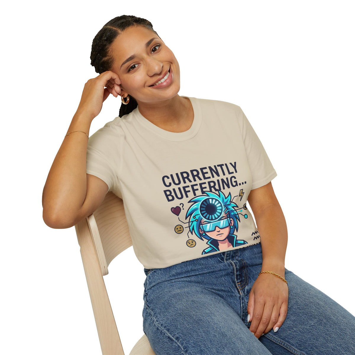 Currently Buffering T-Shirt — Funny Aquarius Zodiac Tee