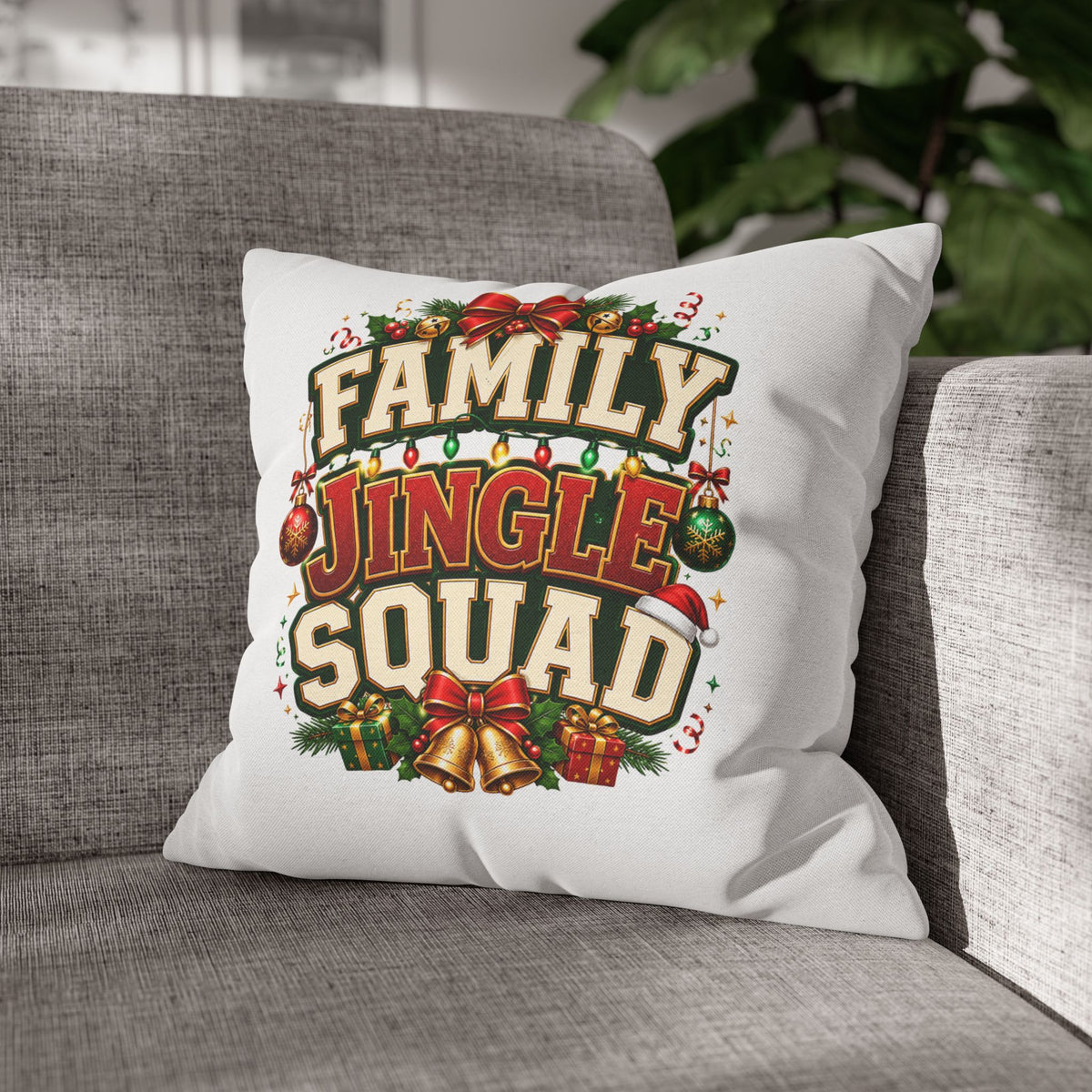 Christmas Pillowcase Family Jingle Squad Christmas Pillowcase