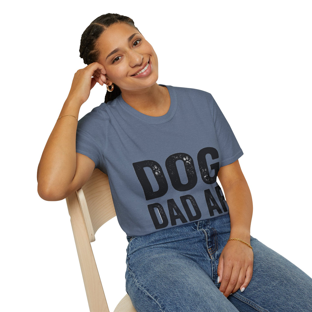 Dog Dad Af Unisex Softstyle T-Shirt