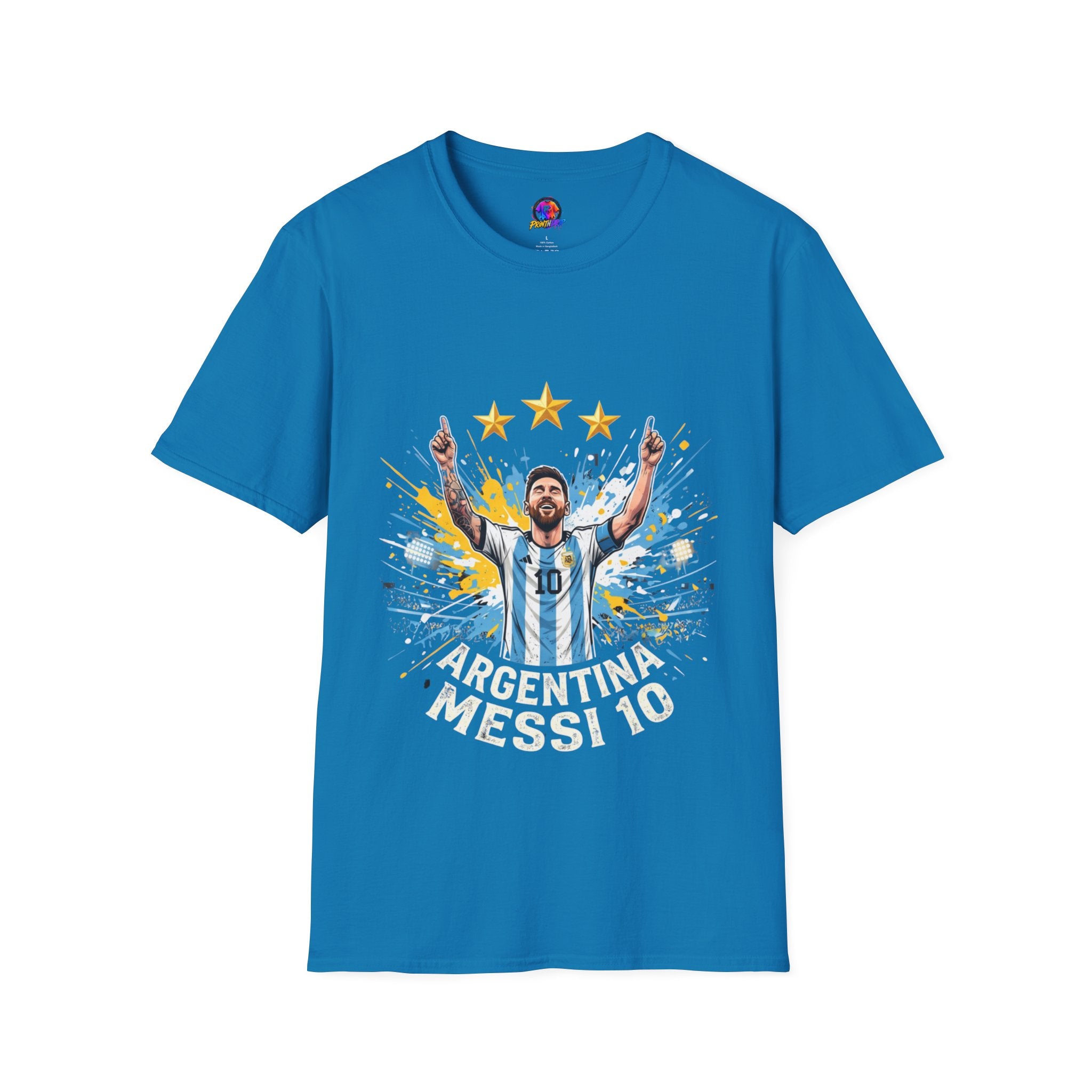 Argentina Messi  Soccer T‑Shirt — Argentina Messi 10 Fan Tee