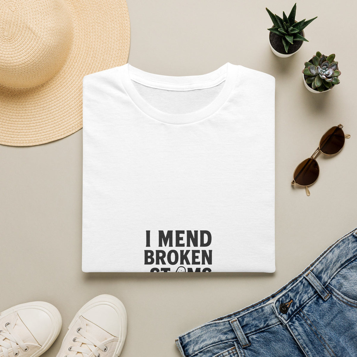 T-Shirt — "I Mend Broken Stems" Floral Gardener Tee - Trending Now - September 2026