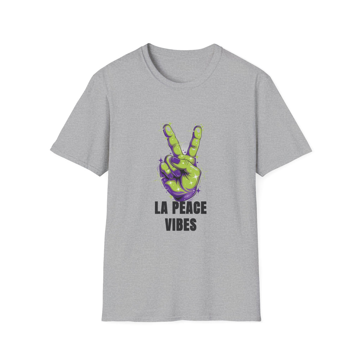 Peace Vibes T-Shirt — Green Alien Peace Sign Tee (La Peace Vibes) - Trending Now - August 2026