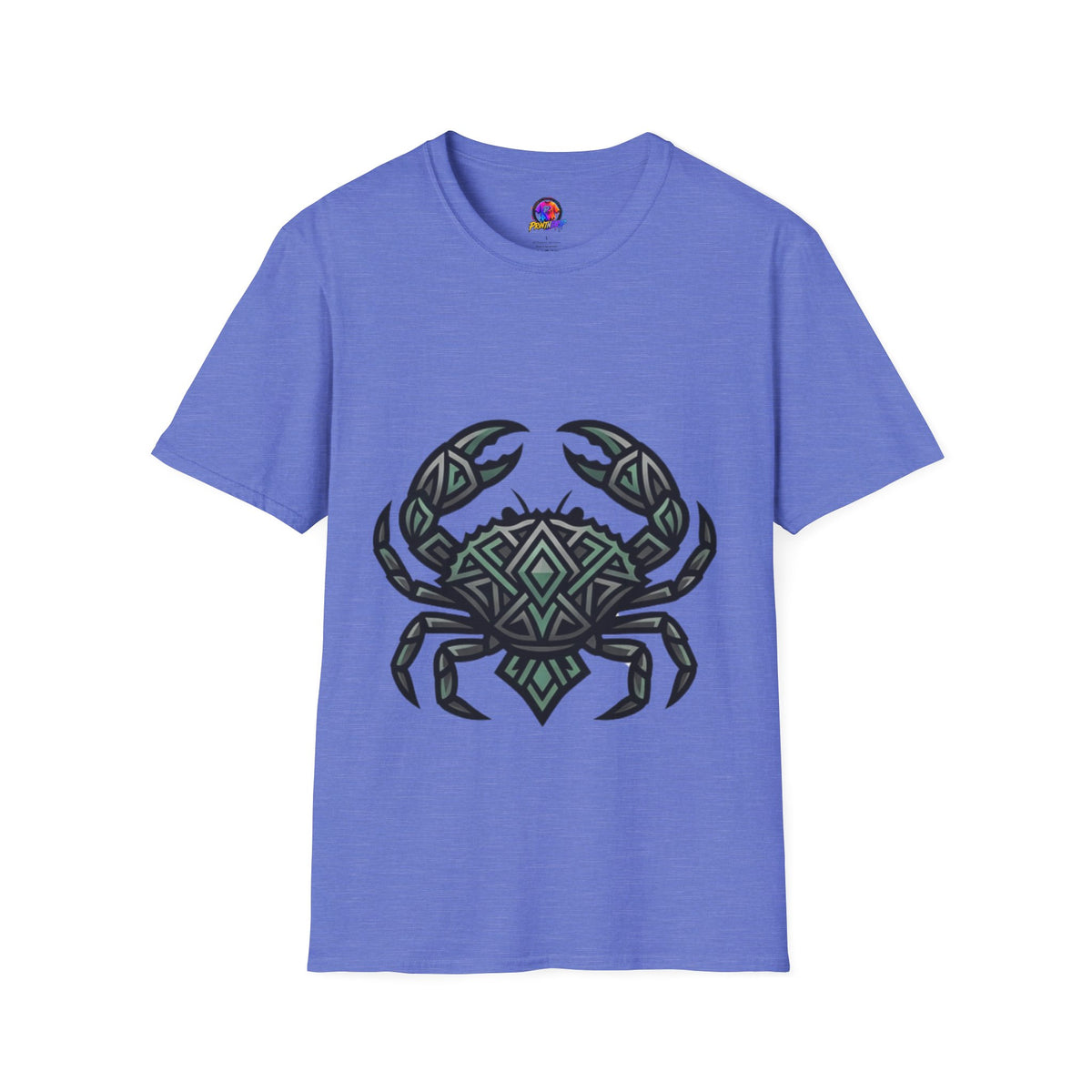Cancer Zodiac Crab Tribal Graphic T-Shirt — Nautical Beachy Zodiac Style