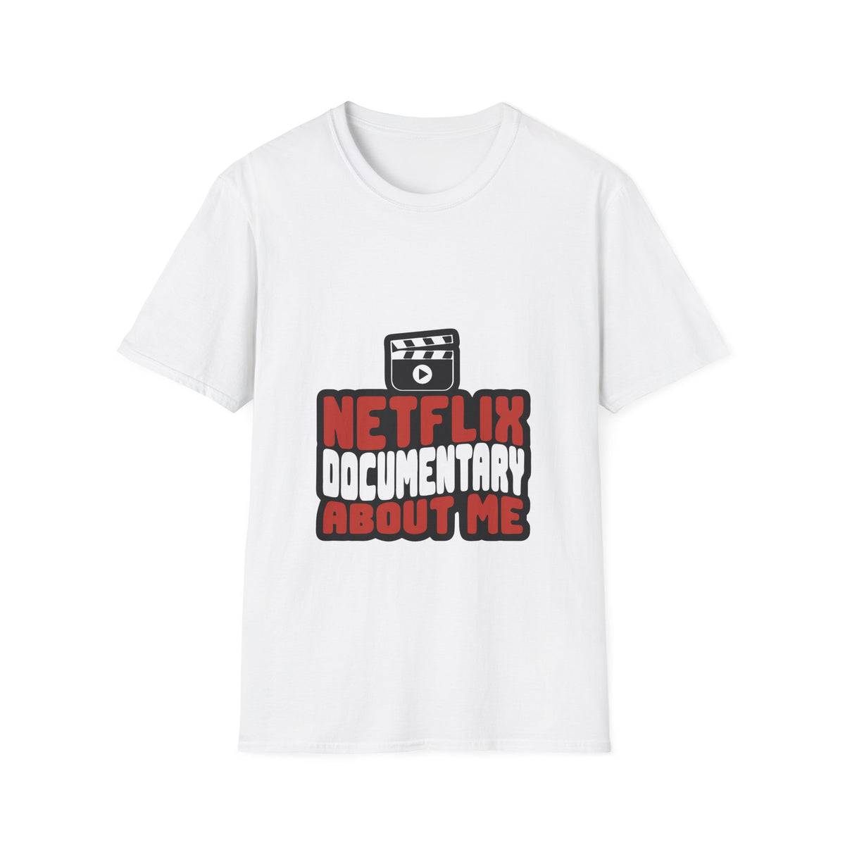 Netflix Documentary About Me Red Block Bubble Font T-Shirt - Y2K Pop Culture Graphic Tee - Trending Now - September 2026