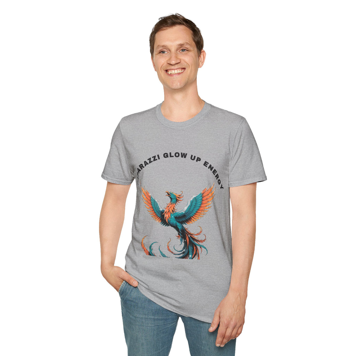 Phoenix Graphic T-Shirt — "Paparazzi Glow Up Energy" Inspirational Casual Tee - Trending Now - September 2026