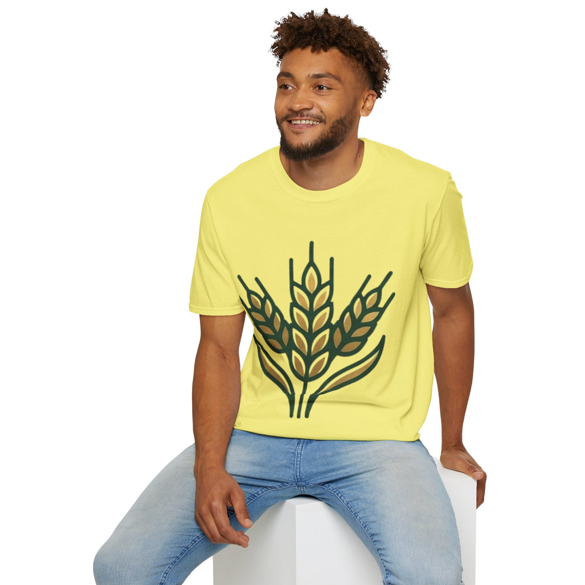 Thanksgiving T-shirt Wheat Field Graphic T-Shirt — Rustic Harvest Farmwear