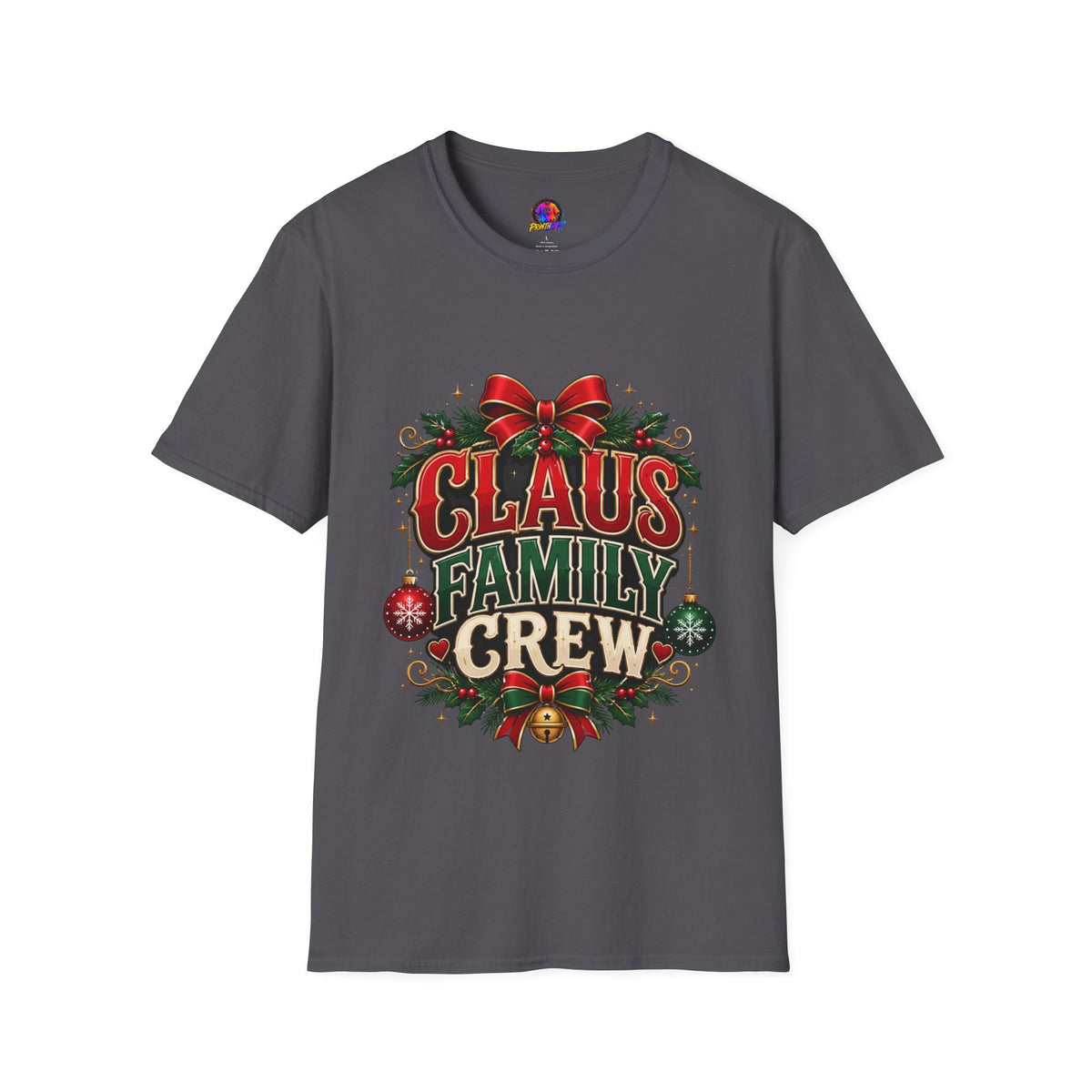 Claus Family Crew T-Shirt — Festive Christmas Holiday Tee