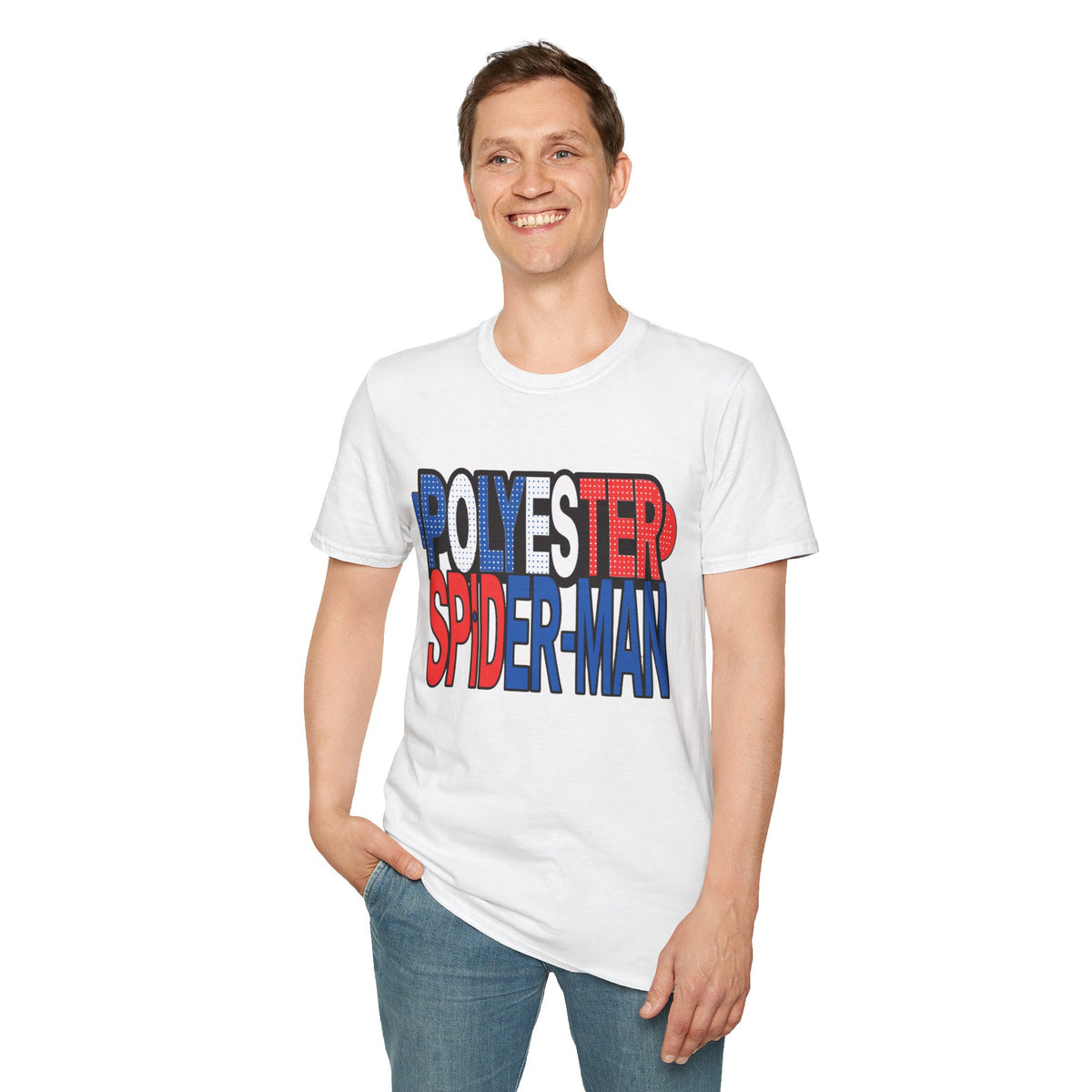 Polyester Spider-Man T-Shirt — Retro Comic Logo Tee - Trending Now - August 2026