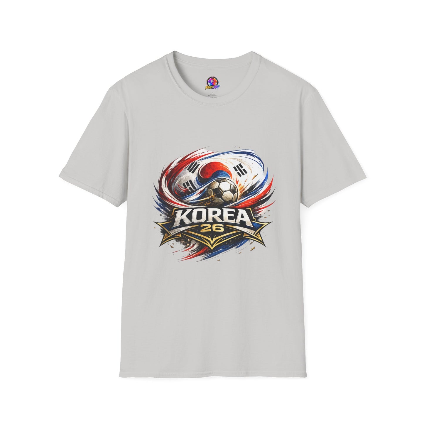 Korea Soccer T‑Shirt — Korea Football Crest Tee