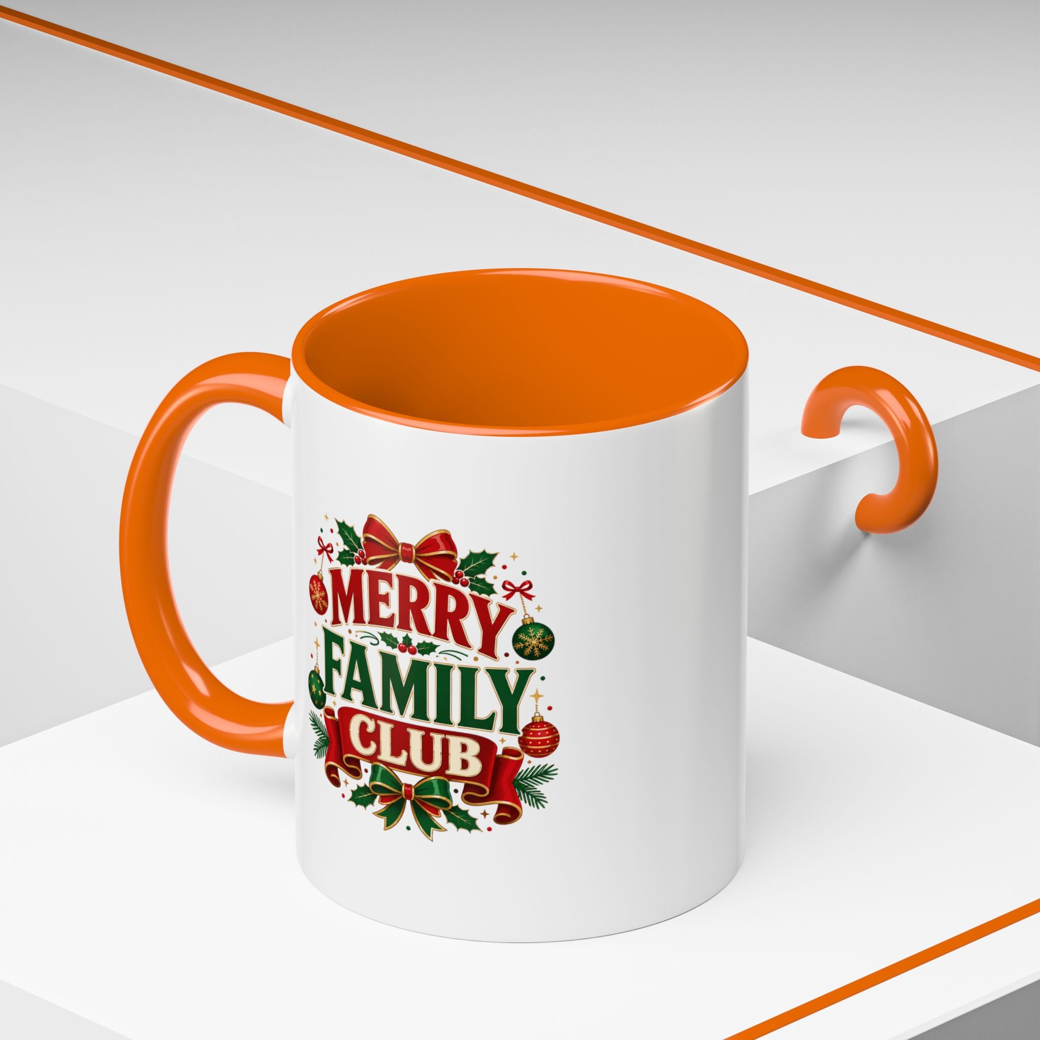 Accent Coffee Mug Merry Family Club