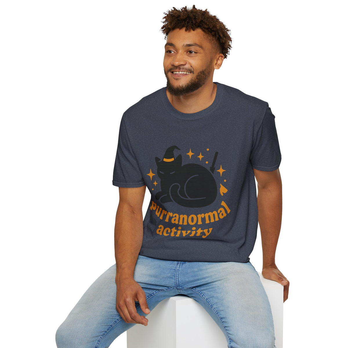 Paranormal Activity Circle T-Shirt — Cute Retro Ghost & Stars Tee - Trending Now - August 2026