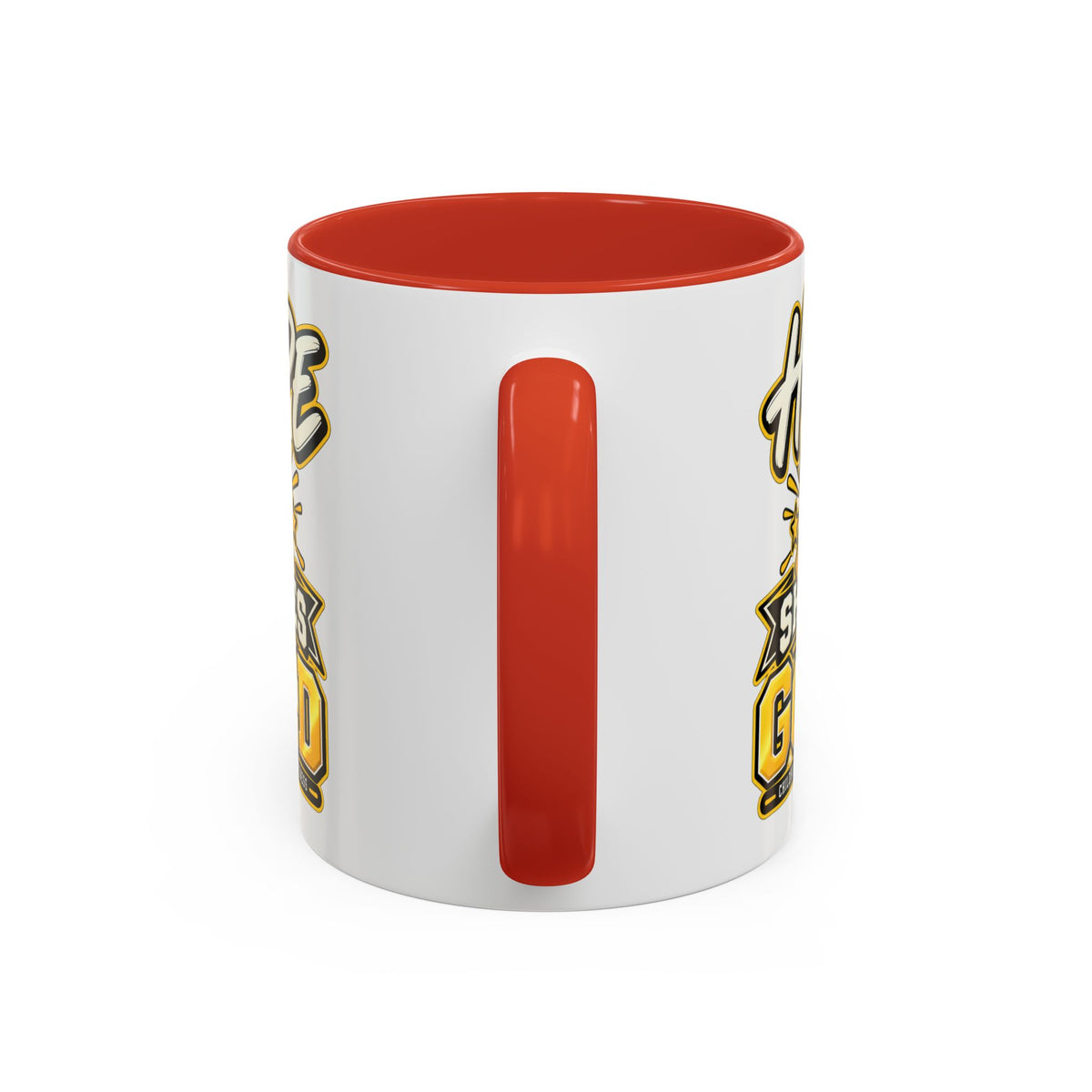 Hope Shines in Gold Coffee Mug — Childhood Cancer Awareness Accent Mug