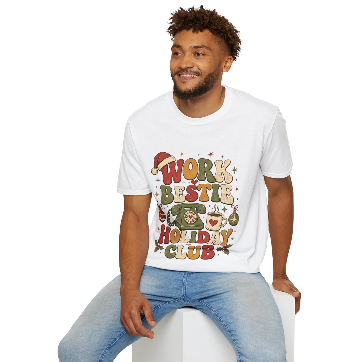 Work Bestie Holiday Club T-Shirt