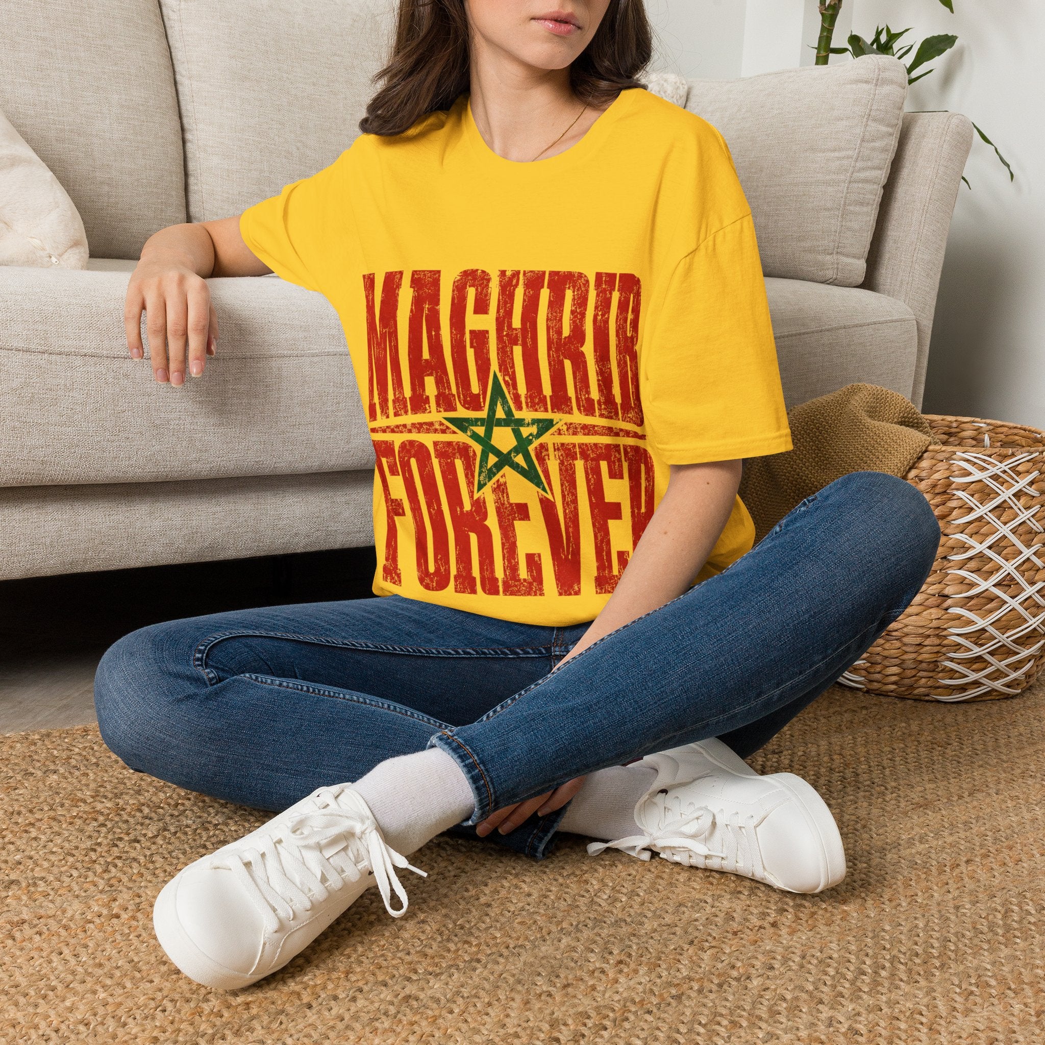 Morocco T-Shirt — Maghrib Forever Moroccan Flag Graphic Tee