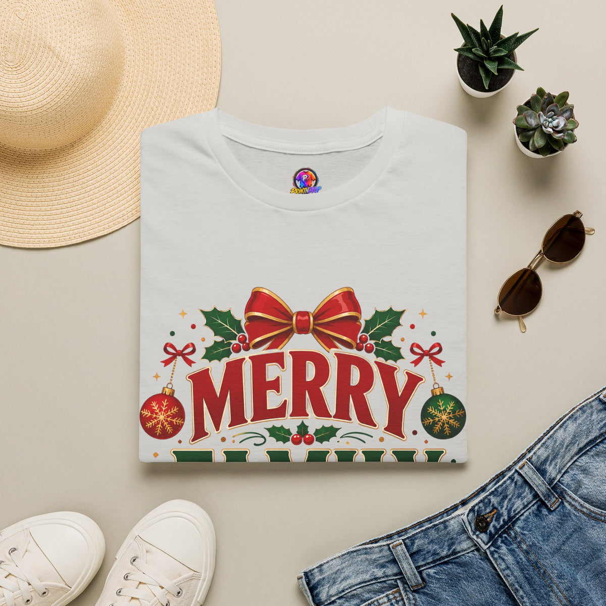 Merry Family Club Christmas T-Shirt