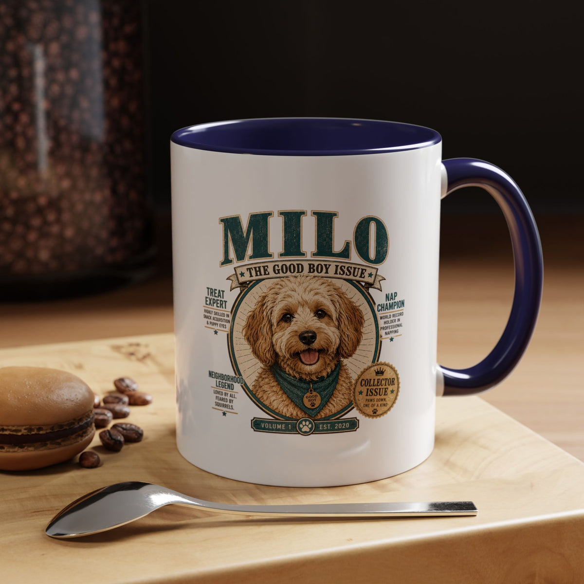 Milo Bailey Dog Dad Mom Milo Dog Mug — “The Good Boy Issue” Decorative Coffee Cup