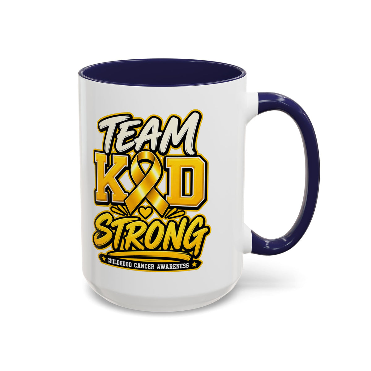 Team KID Strong Childhood Cancer Awareness Coffee Mug