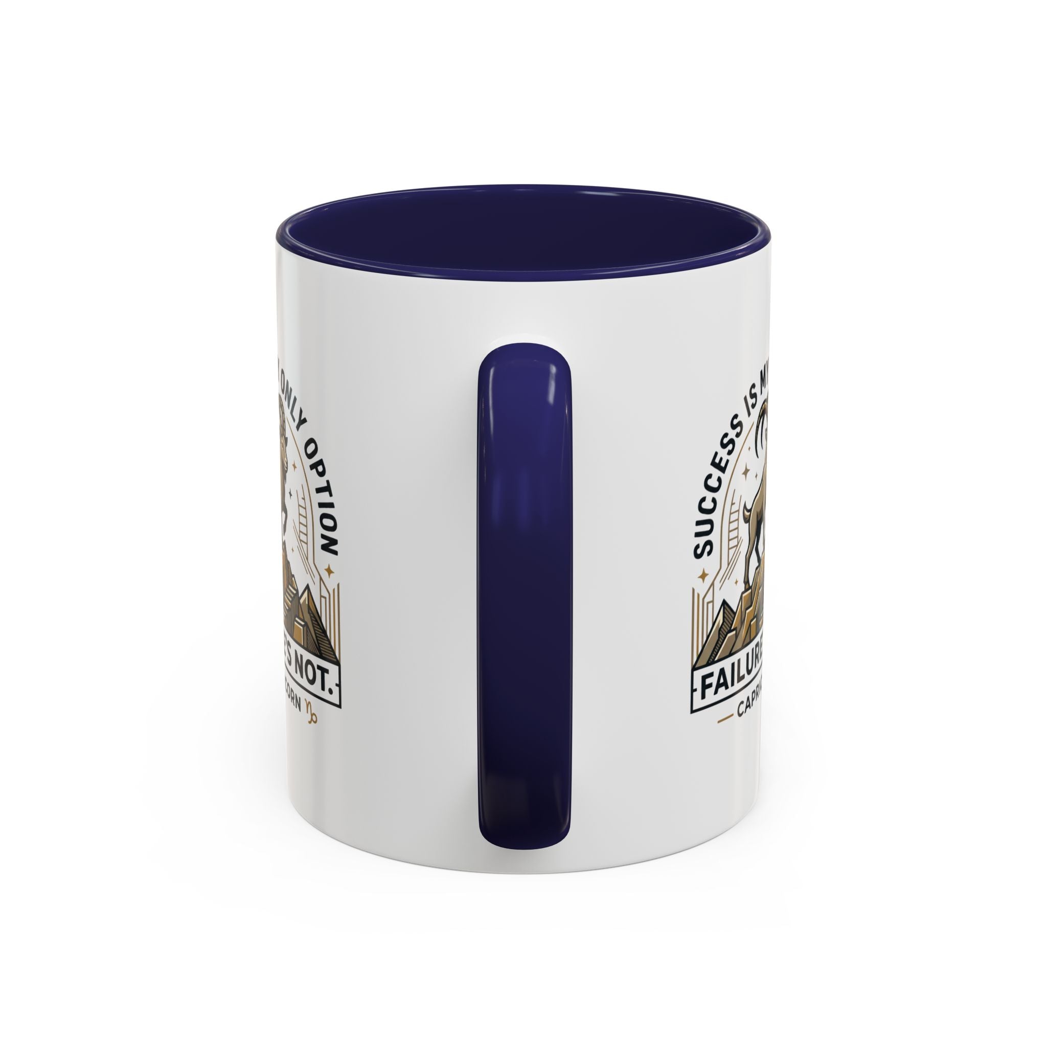 Capricorn Coffee Mug – "Success Is My Only Option, Failure's Not" Zodiac Gift