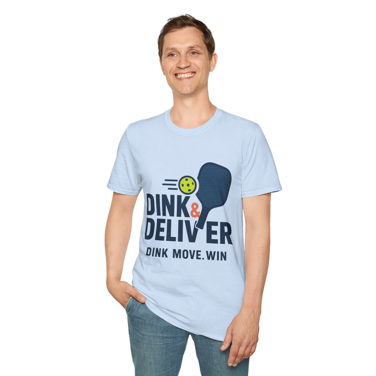 Pickleball Player T‑Shirt — 'Dink. Drive. Deliver.' Graphic Tee for Pickleball Fans - Trending Now - August 2026