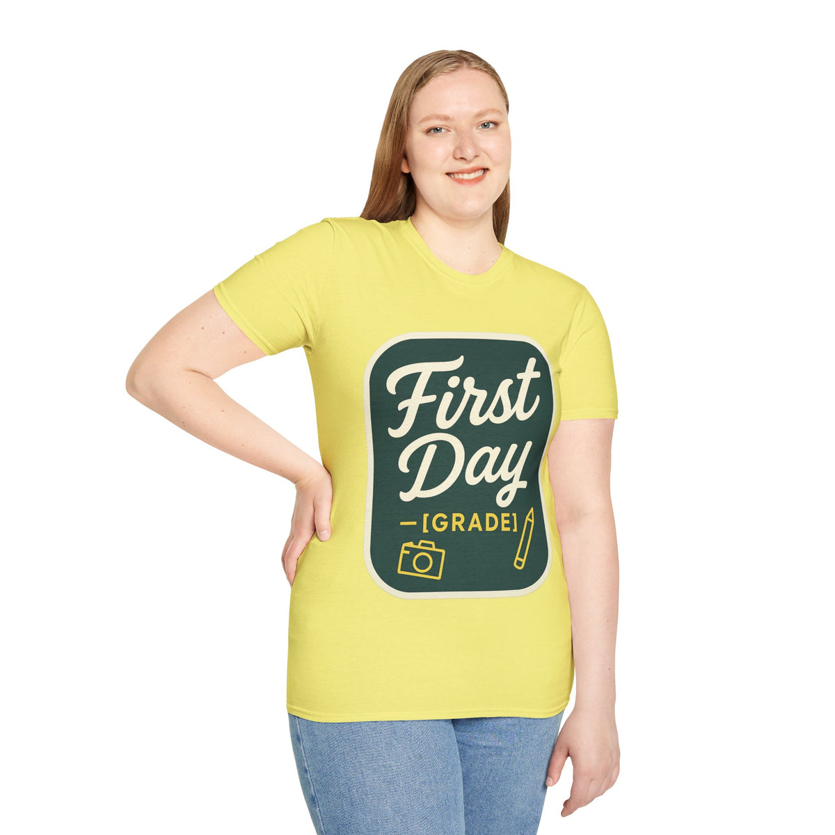 First Day T-Shirt — Retro "First Day (Grade 1)" Back-to-School Tee - Trending Now - August 2026