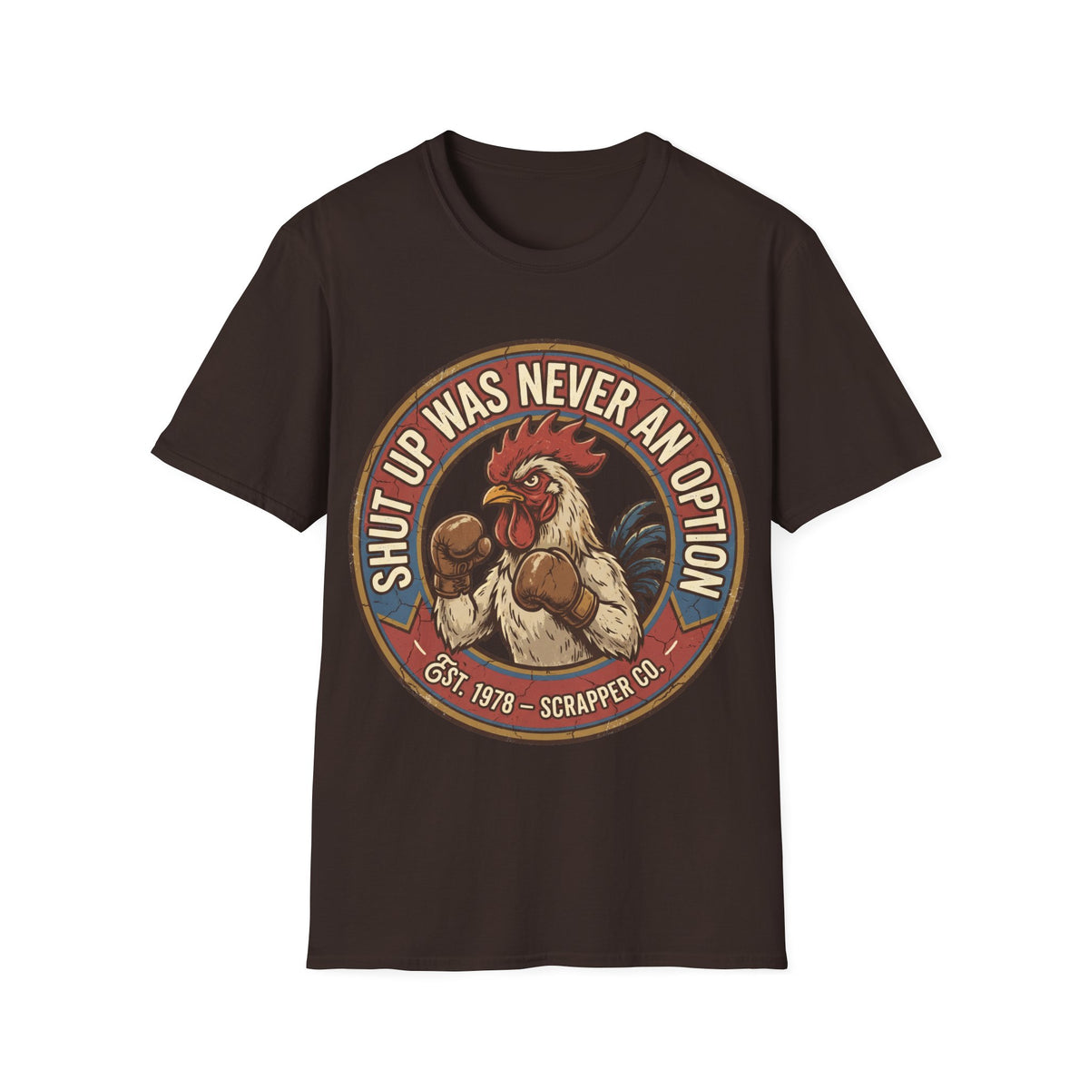 Graphic T-Shirt — “Shut Up Was Never an Option” Funny Retro Cowgirl Tee - Trending Now - September 2026