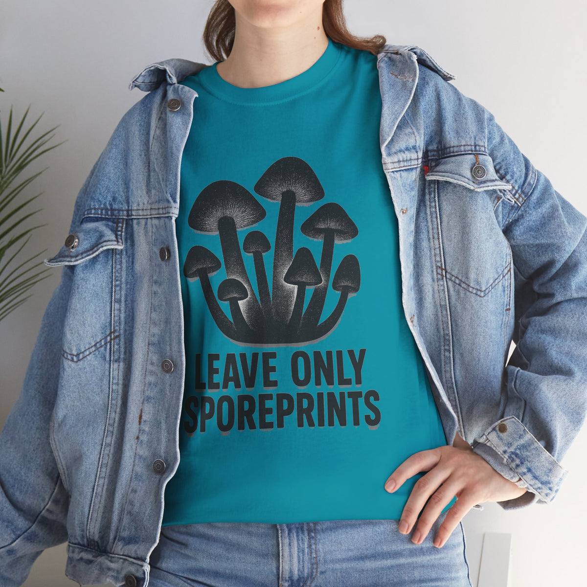 Mushroom Tee — "Leave Only Sporeprints" Eco Nature Graphic Shirt - Trending Now - August 2026