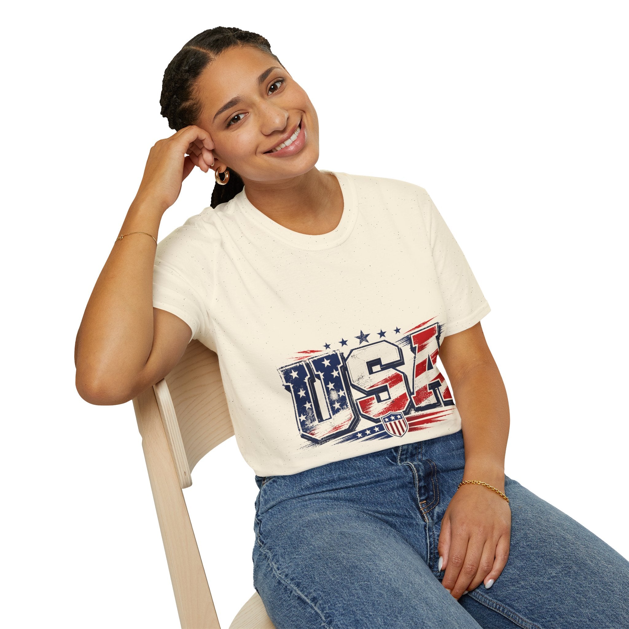 USA Flag Graphic T-Shirt — Patriotic American Pride Tee