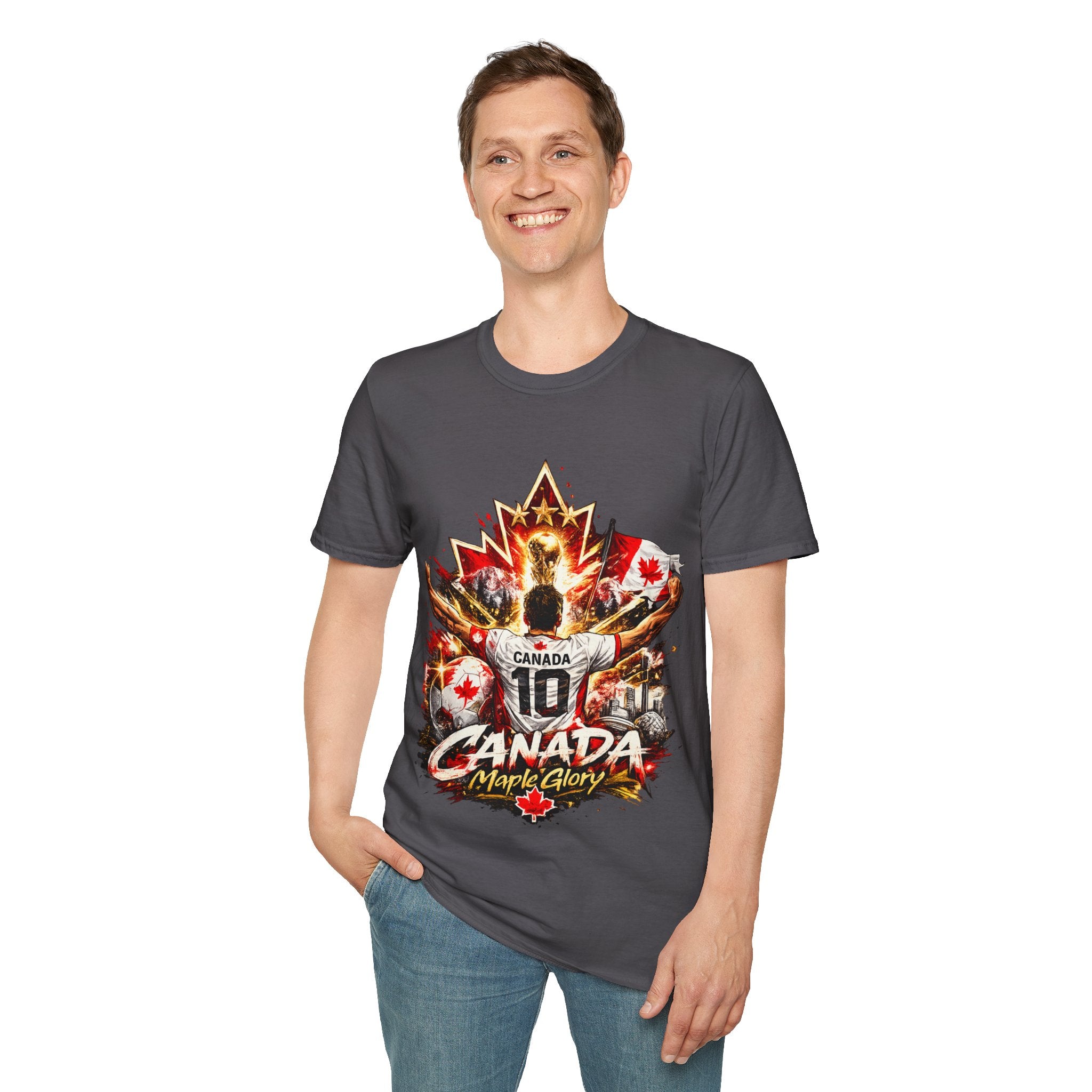 Canada Maple Glory T‑Shirt — Vintage Canadian Maple Leaf Graphic Tee