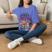 T-Shirt — "First Christmas as Pet Parents" Holiday Tee