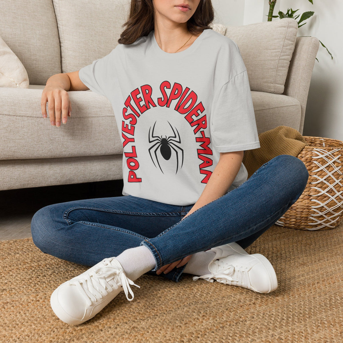 Spider Graphic T-Shirt — "Polyester Spiderman" Retro Spider Logo Tee - Trending Now - August 2026