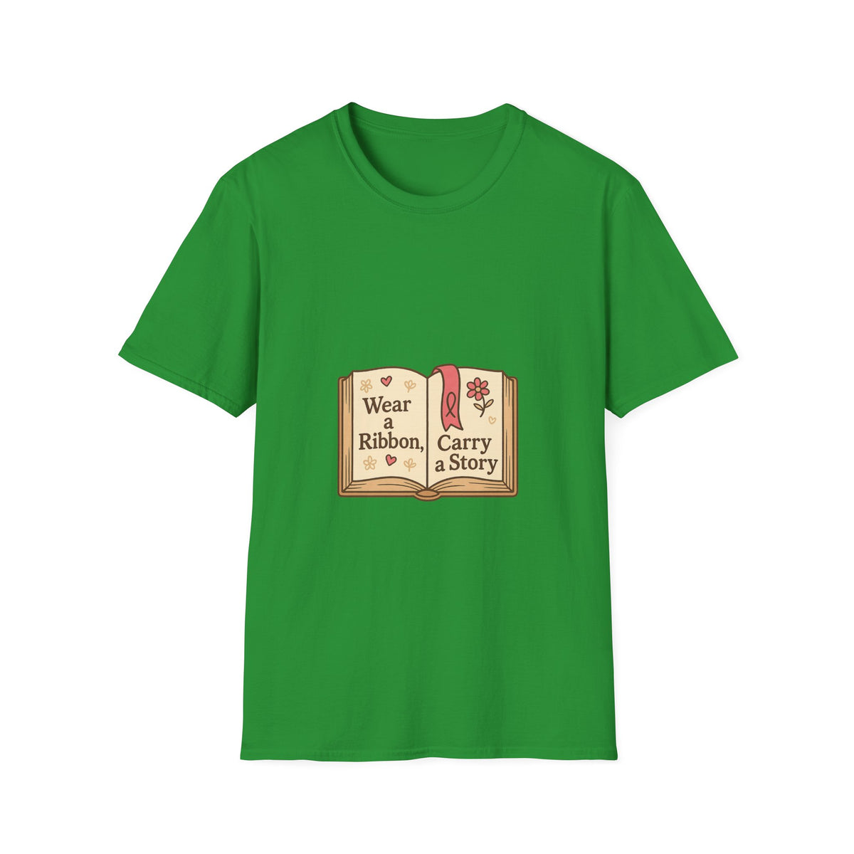 Book Lover T‑Shirt — "Wear a Ribbon, Carry a Story" Vintage Open Book Design - Trending Now - October 2026