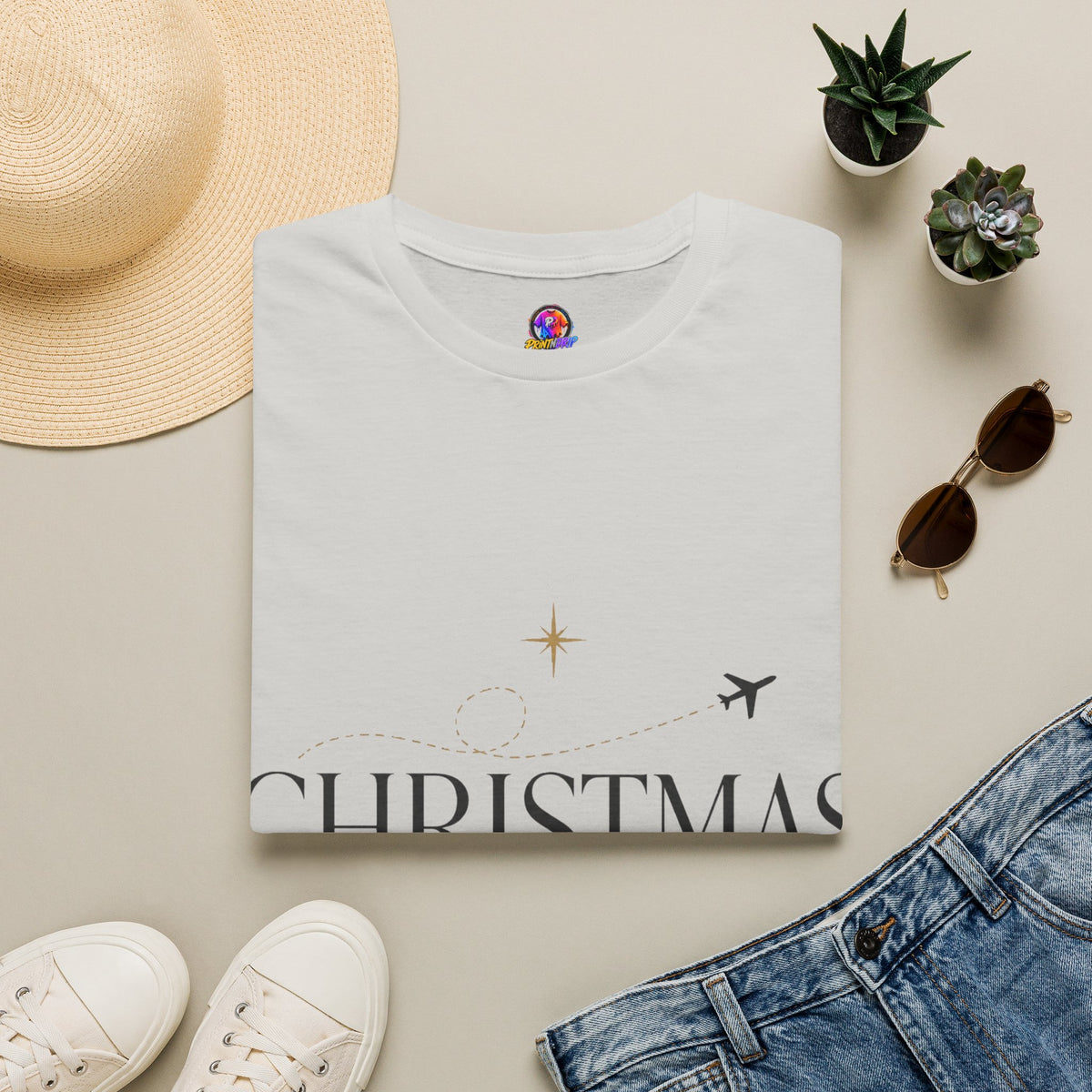 Christmas Away T-Shirt — Holiday Travel Graphic Tee