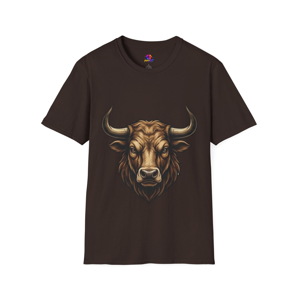 Taurus Bull Head T‑Shirt — Rustic Buffalo Graphic Tee