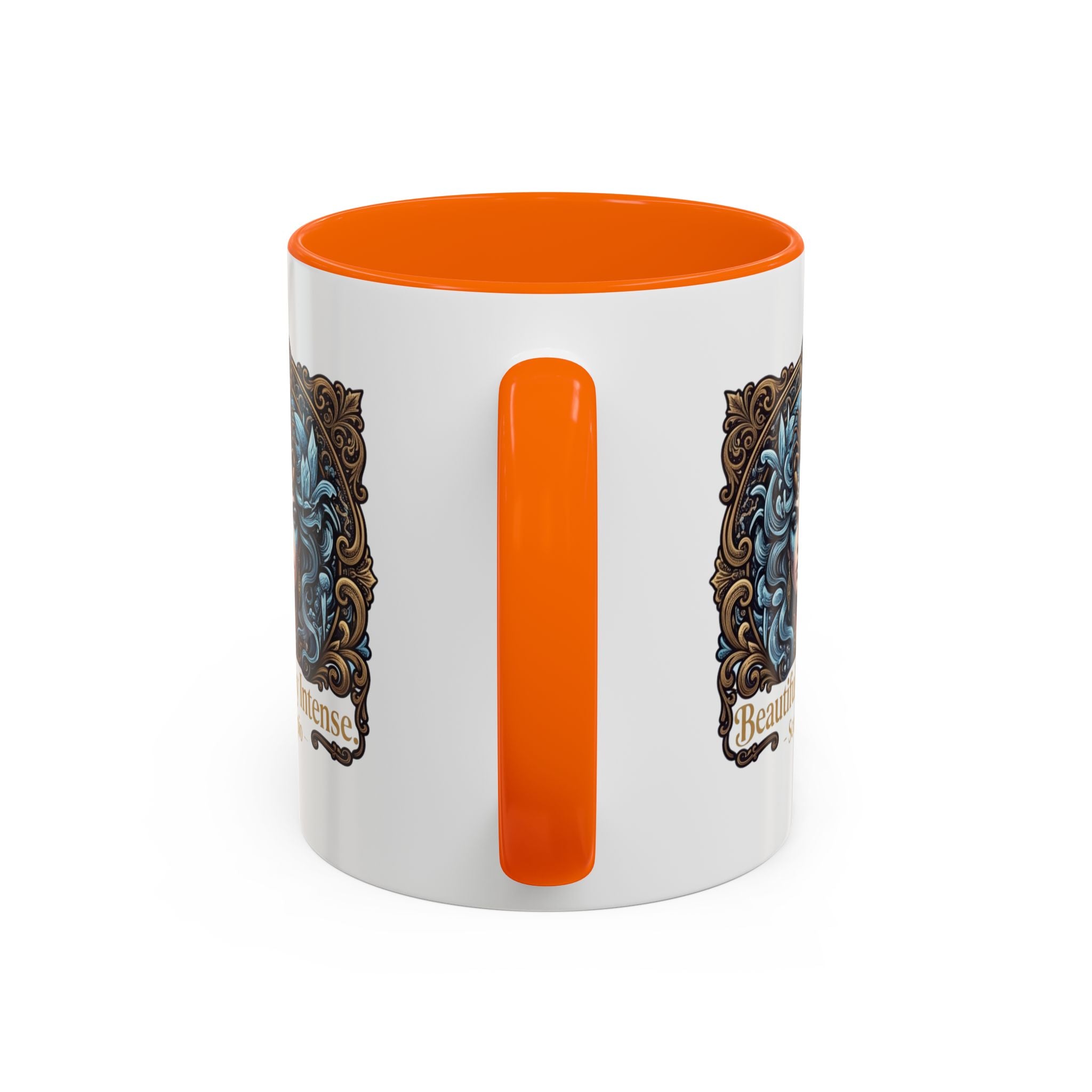 Scorpio Accent Coffee Mug — "Beautifully Intense" Zodiac Design (11/15oz)