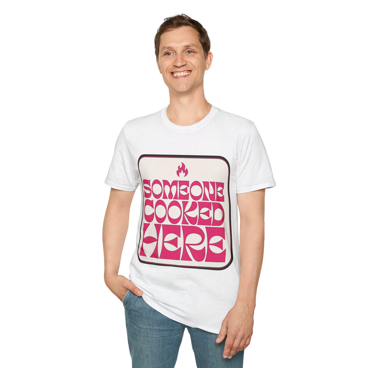 Someone Cooked Here T-Shirt — Retro Kitchen Cooking Shirt - Trending Now - August 2026